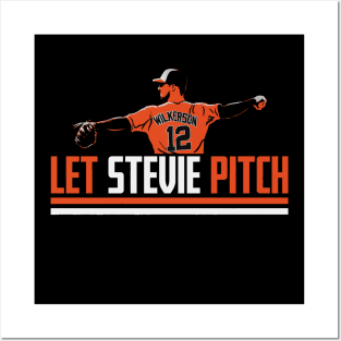 Stevie Wilkerson Let Stevie Pitch Posters and Art